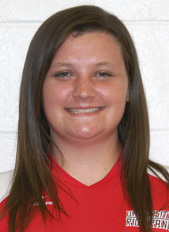 Rio Grande sophomore Morgan Daniels' 3.92 grade point average is tops among the RedStorm's Academic All-MSC honorees